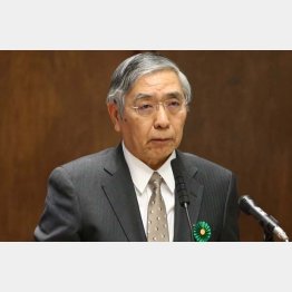 黒田総裁の腹のうちは…（Ｃ）日刊ゲンダイ