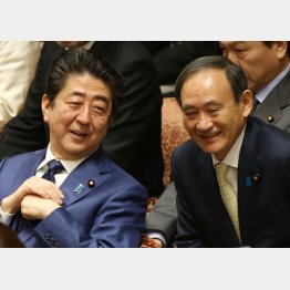 やはり“本丸”は安倍官邸（安倍首相と菅官房長官）／（Ｃ）日刊ゲンダイ