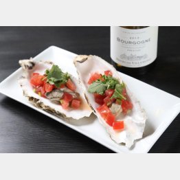 合う酒＝白ワイン（Ｃ）日刊ゲンダイ