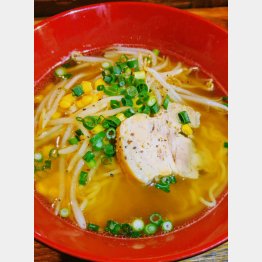 「居酒屋とんぼ。」のラーメン／（Ｃ）日刊ゲンダイ