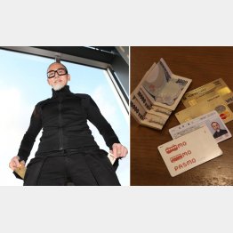 パフォーマンスアーティストのサカクラカツミさん（Ｃ）日刊ゲンダイ