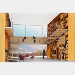 箱根本箱（完成イメージ）はこのスケールの大きさ！（提供写真）