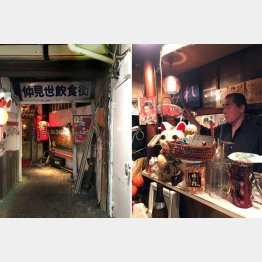 いかにも昭和チック、右は「すみれ」の２代目店主／（Ｃ）日刊ゲンダイ