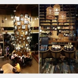 第２位の6750アラヤアベニュー店（左）と第４位のグランドインドネシア店（本人提供）