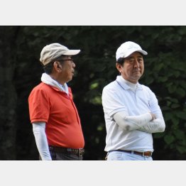 １５年９月には一緒にゴルフも…（Ｃ）日刊ゲンダイ