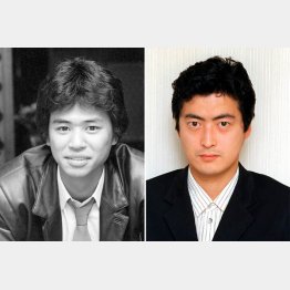 ８０年代当時の時任三郎（左）と陣内孝則／（Ｃ）共同通信社