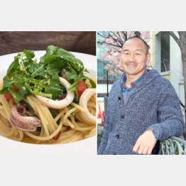 「パステリア　ゴッツォ」（鹿嶋市）の「いかとルッコラのパスタ」（Ｃ）日刊ゲンダイ