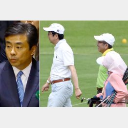 “腹心の友”とのコンペに参加（Ｃ）日刊ゲンダイ