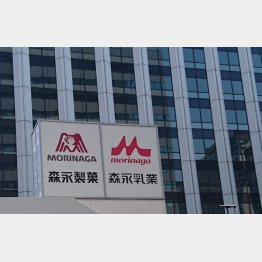 森永製菓の本社が入るビル（Ｃ）日刊ゲンダイ