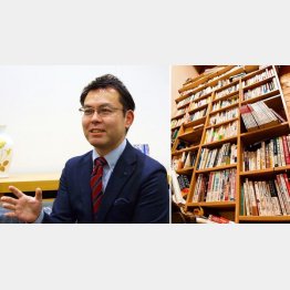 既成品の上に手作りで棚を作った（右）（提供写真）