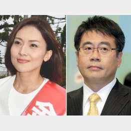 ＮＨＫの大越健介キャスターのほか金子恵美氏（左）の名前も（Ｃ）日刊ゲンダイ