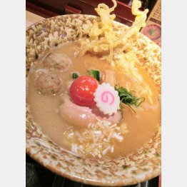 九代目けいすけの鴨白湯そば極み（Ｃ）日刊ゲンダイ