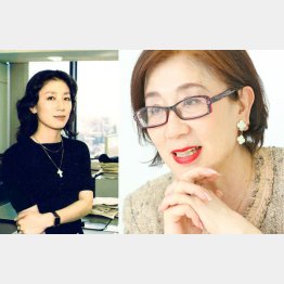 左が扶桑社宣伝部時代の平田静子さん（左＝提供写真）
