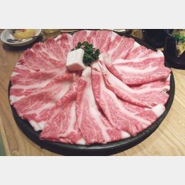 三田牛すき焼き（Ｃ）日刊ゲンダイ