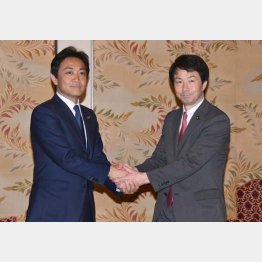 玉木雄一郎、大塚耕平の両代表（Ｃ）日刊ゲンダイ