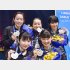 卓球女子は３大会連続の銀メダルだったが（Ｃ）共同通信社