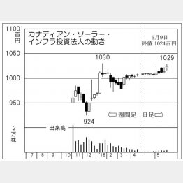 カナディアン・ソーラー・インフラ投資法人（Ｃ）日刊ゲンダイ
