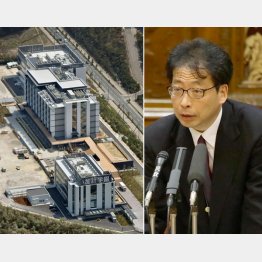 加計学園側の車で送ってもらった藤原前審議官（Ｃ）共同通信社