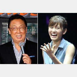 梅沢富美男と元ＡＫＢ４８の前田敦子（Ｃ）日刊ゲンダイ