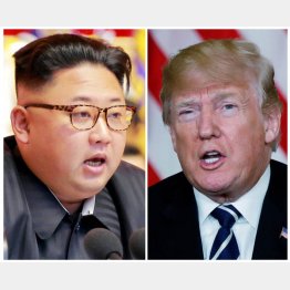 金正恩委員長とトランプ大統領（Ｃ）ロイター