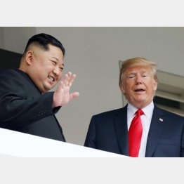 トランプは１秒でメロメロ（Ｃ）ロイター