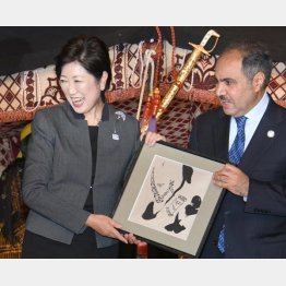 去年のアラブジャパンデーでは笑顔を振りまいたが（Ｃ）日刊ゲンダイ
