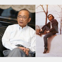 金曜日はビールを飲むのが楽しみだった（右）（提供写真）