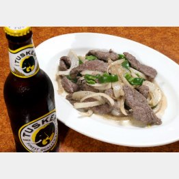 合う酒＝ビール、赤ワイン（Ｃ）日刊ゲンダイ