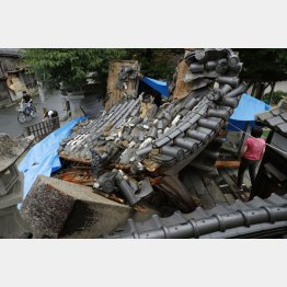 地震発生直後からデマが拡散（Ｃ）共同通信社