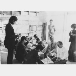 ７４年１２月の将棋会の光景（提供写真）