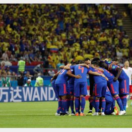 ポーランド対コロンビア戦にもバッチリ（Ｃ）ロイター