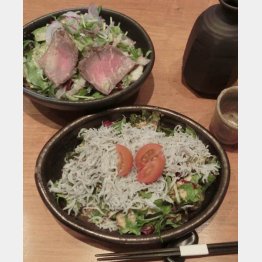 合う酒＝ビール、白ワイン（Ｃ）日刊ゲンダイ