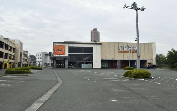 静岡・女性看護師遺棄事件で被害者が連れ去られたとみられる駐車場（Ｃ）共同通信社