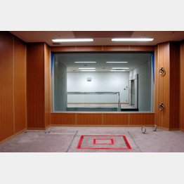 東京拘置所の「執行室」／（法務省提供）