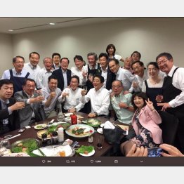 （西村官房副長官のツイッターから）