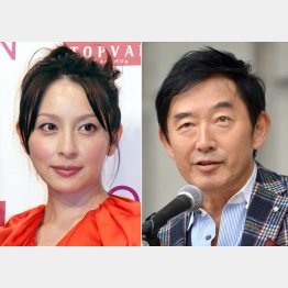 奥菜恵と石田純一（Ｃ）日刊ゲンダイ