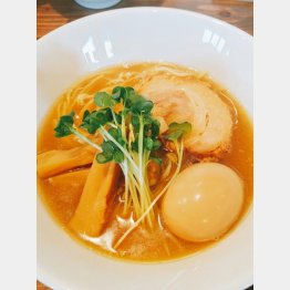 味玉煮干しそば（Ｃ）日刊ゲンダイ