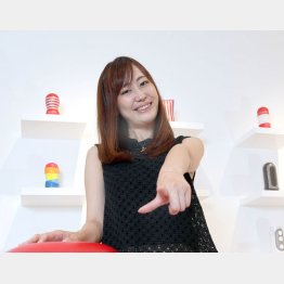 「TENGA」広報 工藤まおりさん（Ｃ）日刊ゲンダイ