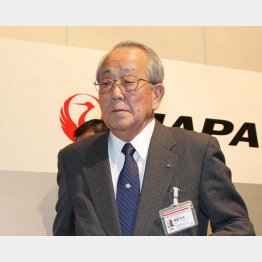 再建を引き受けた稲盛氏（Ｃ）日刊ゲンダイ