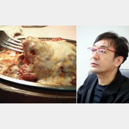 名物ラザーニャはまるでチーズハンバーグ状態（Ｃ）日刊ゲンダイ