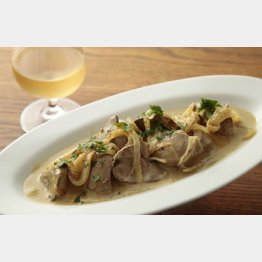 合う酒＝白ワイン（Ｃ）日刊ゲンダイ