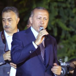 対立は続く（エルドアン大統領）／（Ｃ）共同通信社