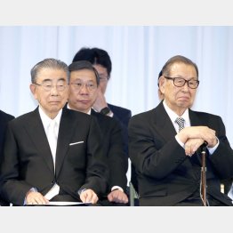 亀裂が入った（鈴木敏文氏（左）と伊藤雅俊氏）（Ｃ）日刊ゲンダイ