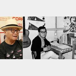 中央大学1年の頃（右）（提供写真）