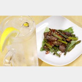 合う酒＝ハイボール、ビール、レモンハイ（Ｃ）日刊ゲンダイ