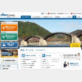 業績は堅調（西京銀行ＨＰ）