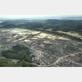 住宅も畑も田んぼも…（Ｃ）共同通信社