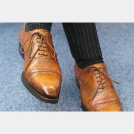 内羽根のストレートチップ（Ｃ）日刊ゲンダイ