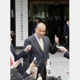 ウッドフォード氏（Ｃ）共同通信社