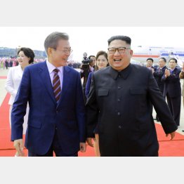 なぜ平和を喜べないのか（朝鮮中央通信撮影・共同）